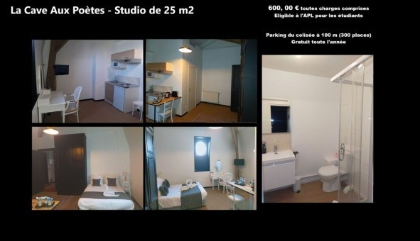 Logement �tudiant Studio &agrave; Roubaix (59100)