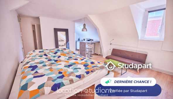 Logement tudiant Location Studio Meublé Rouen (76100)