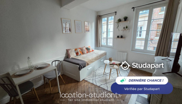 Logement tudiant Location Studio Meublé Rouen (76100)
