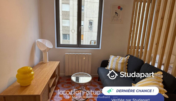 Logement tudiant Location Studio Meublé Rouen (76100)
