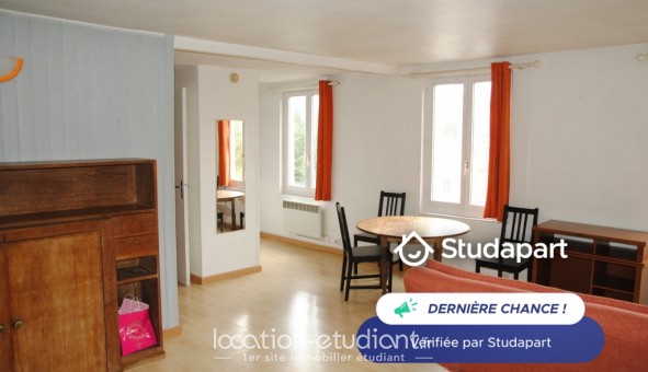 Logement étudiant Studio à Rouen (76100)
