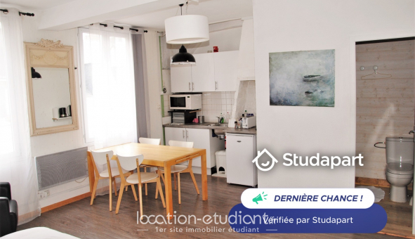 Logement �tudiant Studio &agrave; Rouen (76100)