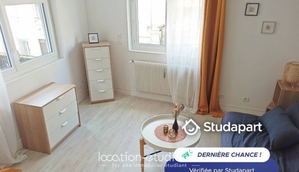 Logement �tudiant Studio &agrave; Rouen (76100)