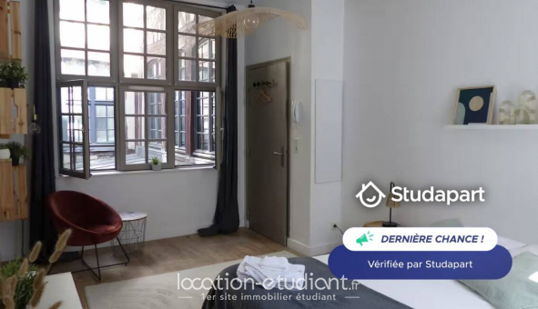 Logement �tudiant Studio &agrave; Rouen (76100)