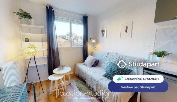 Logement �tudiant Studio &agrave; Rouen (76100)