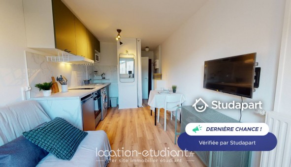 Logement �tudiant Studio &agrave; Rouen (76100)