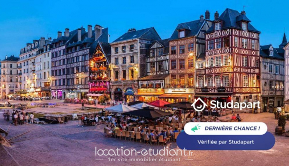 Logement �tudiant Studio &agrave; Rouen (76100)