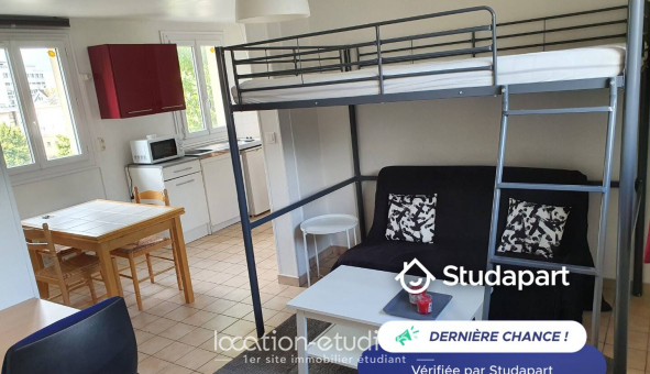 Logement �tudiant Location Studio Meubl&eacute; Rouen (76100)