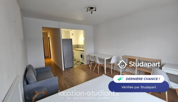 Logement �tudiant Location Studio Meubl&eacute; Rouen (76100)