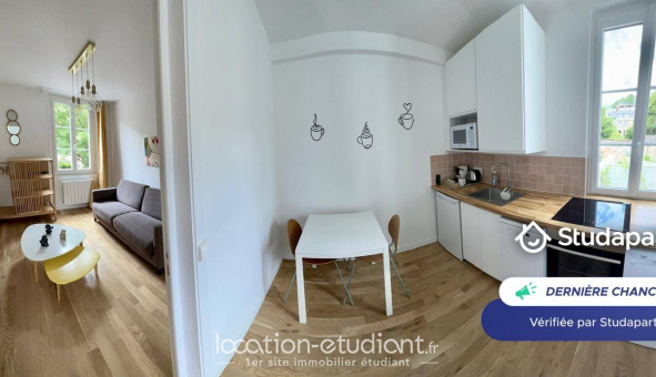 Logement �tudiant Location Studio Meubl&eacute; Rouen (76100)
