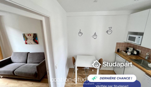 Logement �tudiant Studio &agrave; Rouen (76100)