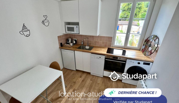 Logement �tudiant Studio &agrave; Rouen (76100)