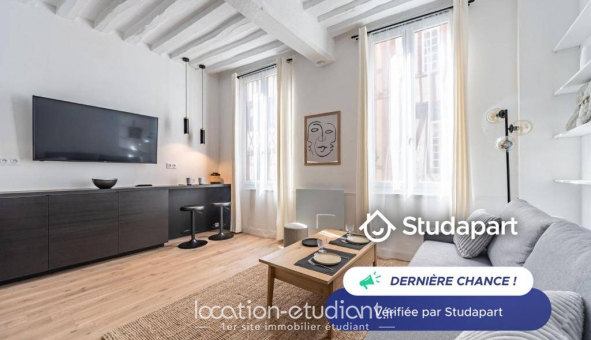 Logement �tudiant Location Studio Meubl&eacute; Rouen (76100)
