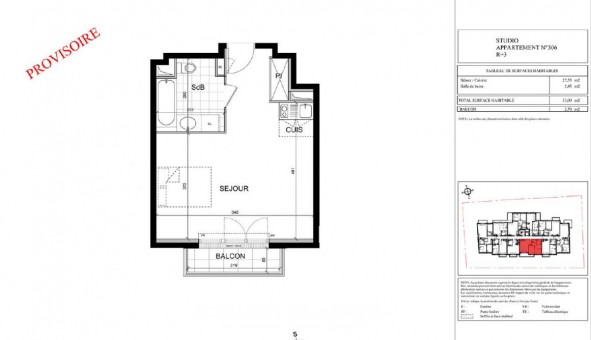 Logement tudiant Studio à Rueil Malmaison (92500)