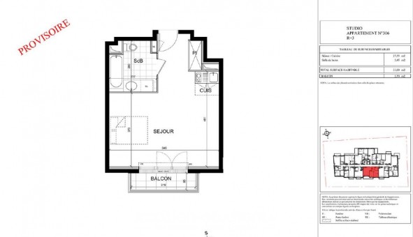 Logement tudiant Studio à Rueil Malmaison (92500)
