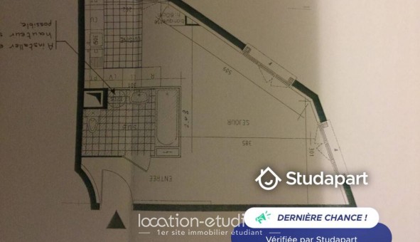 Logement tudiant Studio à Saint Denis (11310)