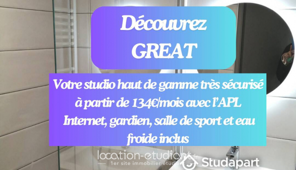 Logement tudiant Studio à Saint tienne (42100)