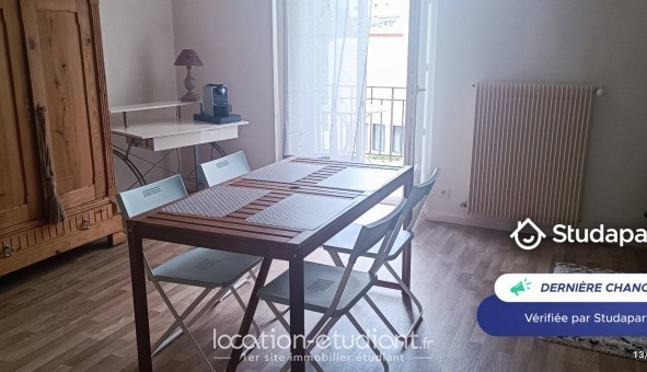 Logement �tudiant Studio &agrave; Saint �tienne (42100)