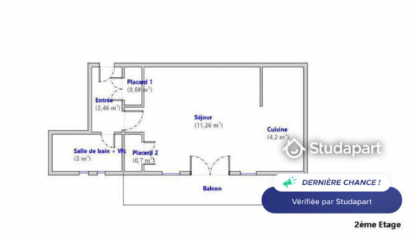 Logement tudiant Studio à Saint Maime (04300)