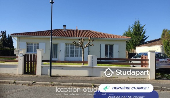Logement tudiant Studio à Sainte Eulalie (33560)