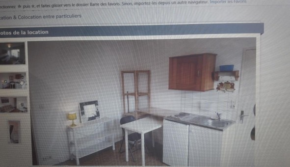 Logement tudiant Studio à Sartrouville (78500)