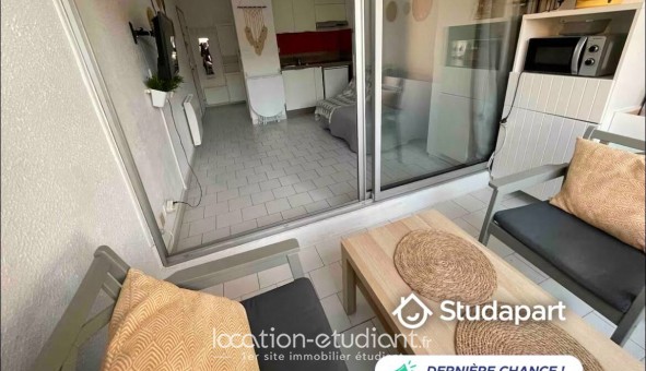 Logement �tudiant Location Studio Meubl&eacute; S�te (34200)