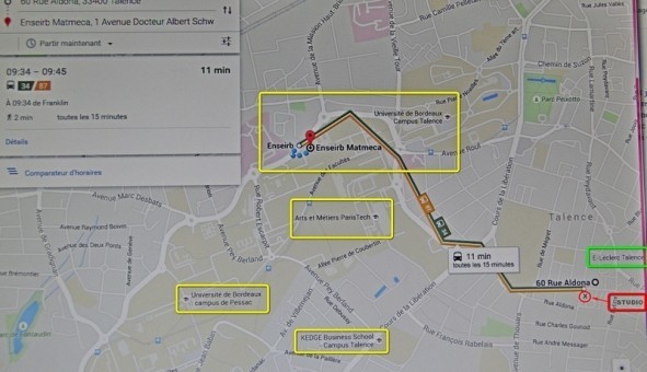 Logement tudiant Studio à Talence (33400)