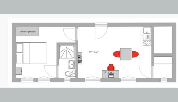 Logement �tudiant Studio &agrave; Toulon (83200)