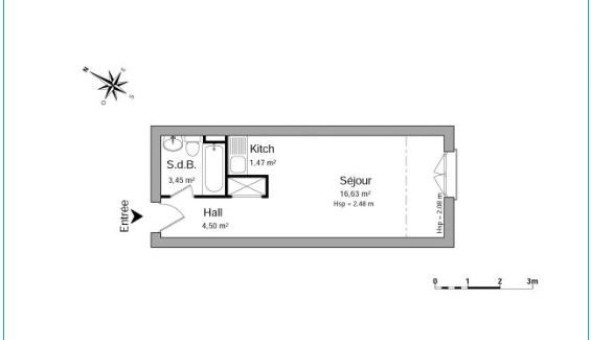Logement �tudiant Studio &agrave; Toulouse (31500)