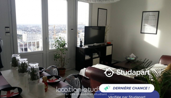 Logement étudiant Location Studio Meublé Tours (37000)