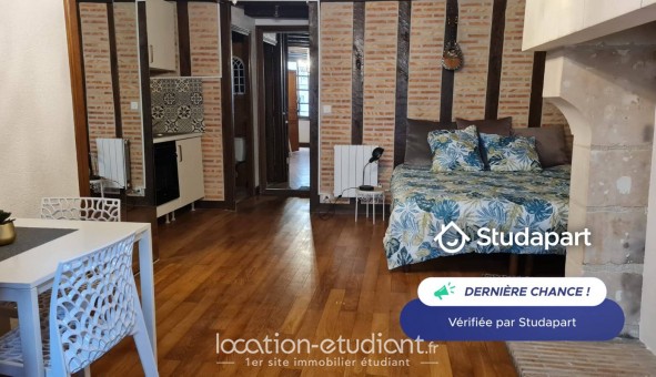 Logement étudiant Location Studio Meublé Tours (37000)