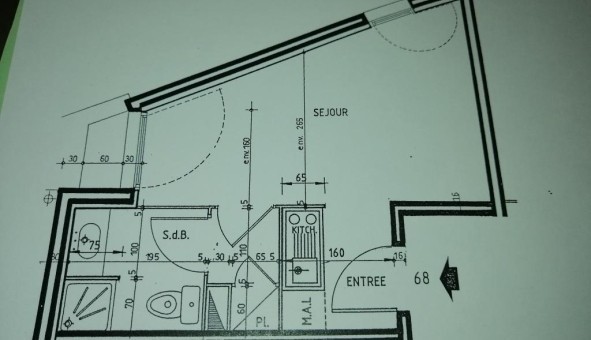 Logement tudiant Studio à Tours (37000)