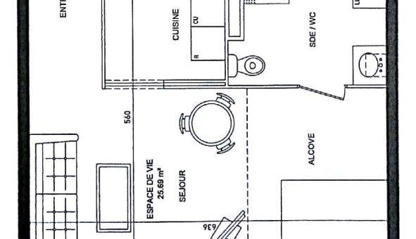 Logement tudiant Studio à Trappes (78190)
