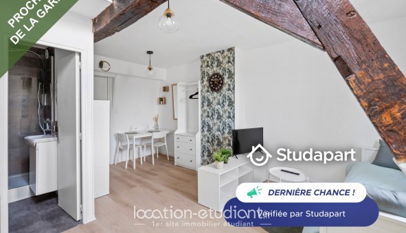 Logement �tudiant Location Studio Meubl&eacute; Valenciennes (59300)