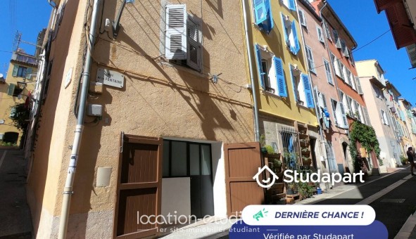 Logement tudiant Studio à Vallauris (06220)