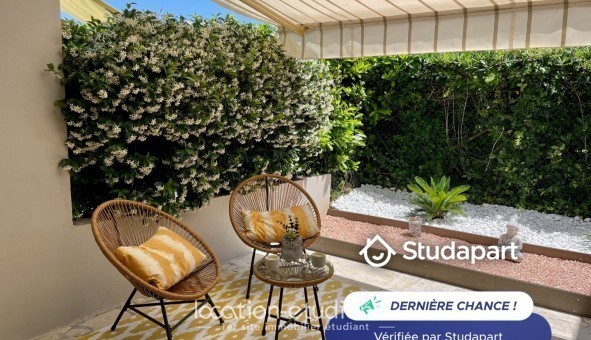 Logement �tudiant Studio &agrave; Vallauris (06220)