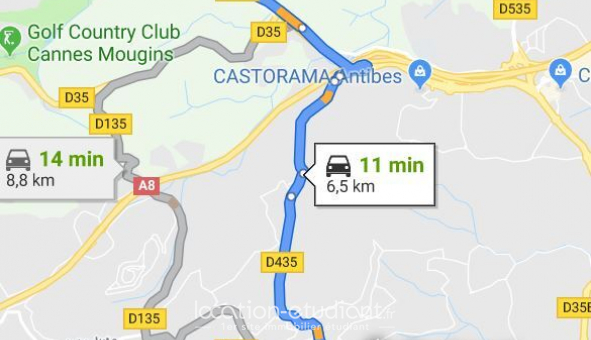 Logement �tudiant Studio &agrave; Vallauris (06220)