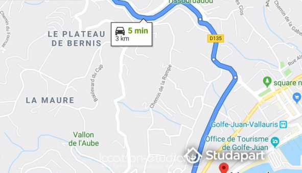 Logement �tudiant Studio &agrave; Vallauris (06220)