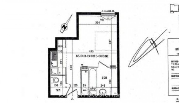 Logement étudiant Studio à Vigneux sur Seine (91270)