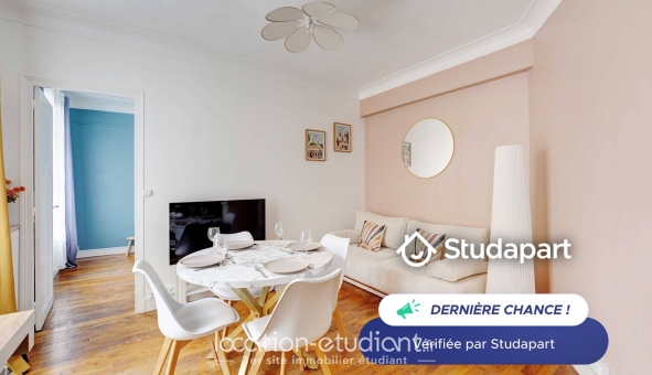 Logement étudiant Location Studio Meubl&eacute; Villejuif (94800)