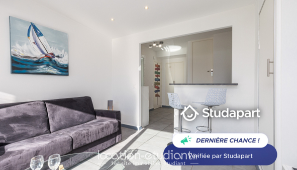 Logement tudiant Location Studio Meublé Villeneuve Loubet (06270)