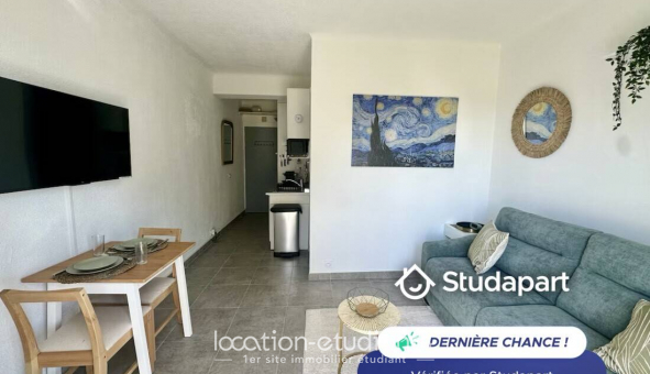Logement �tudiant Location Studio Meubl&eacute; Villeneuve Loubet (06270)