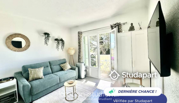 Logement �tudiant Studio &agrave; Villeneuve Loubet (06270)