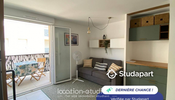 Logement �tudiant Studio &agrave; Villeneuve l�s Maguelone (34750)