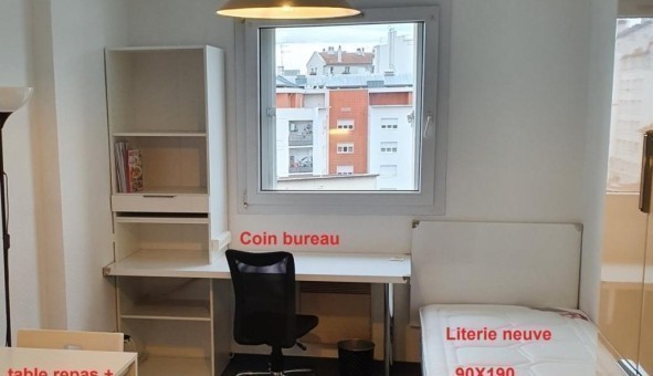Logement tudiant Studio à Villeurbanne (69100)