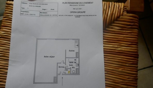 Logement tudiant Location Studio Vide Villeurbanne (69100)