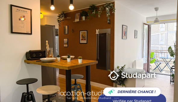 Logement tudiant Studio à Villeurbanne (69100)