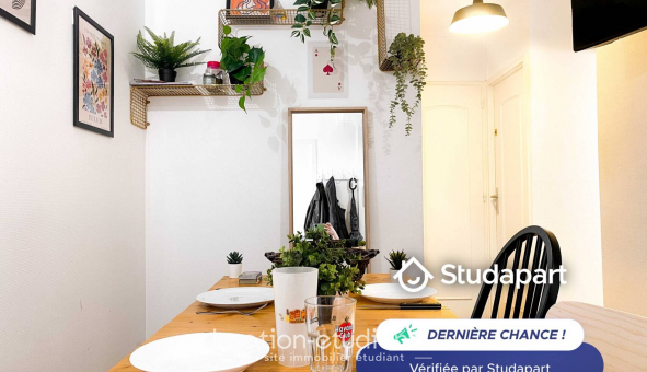 Logement tudiant Studio à Villeurbanne (69100)