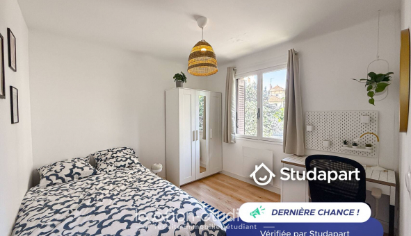 Logement tudiant Location Studio Meublé Villeurbanne (69100)