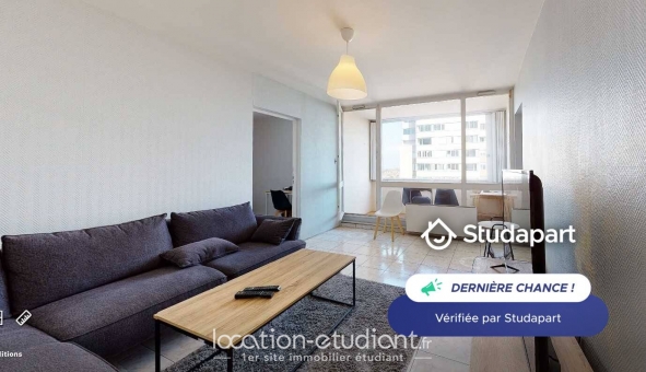 Logement étudiant Studio &agrave; Villeurbanne (69100)